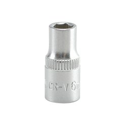 dado hexagonal corto 1/4" 6MM