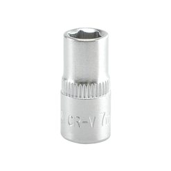 dado hexagonal corto 1/4" 7 MM