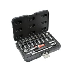 set dados c/chicharra 1/4" 23pcs