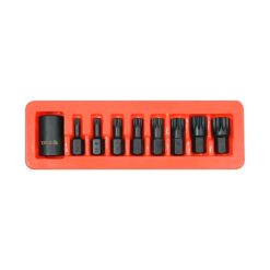 set dados impacto tipo bi-hexagonal 1/2 9pcs