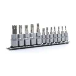 set de dados torx macho 1/4" Y 3/8" 12 pcs