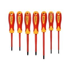 set desatornillador aislado cruz paleta 7pcs