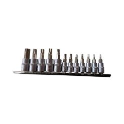 set dados torx tamper macho 1/4" 3/8" 12pcs
