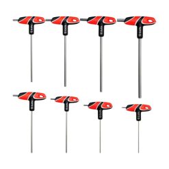 set de llaves allen en T 8 piezas