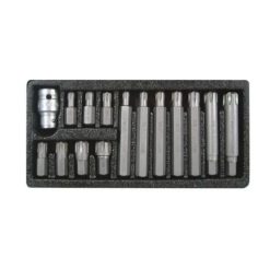 set de puntas ribe c/adap 1/2" 15pcs
